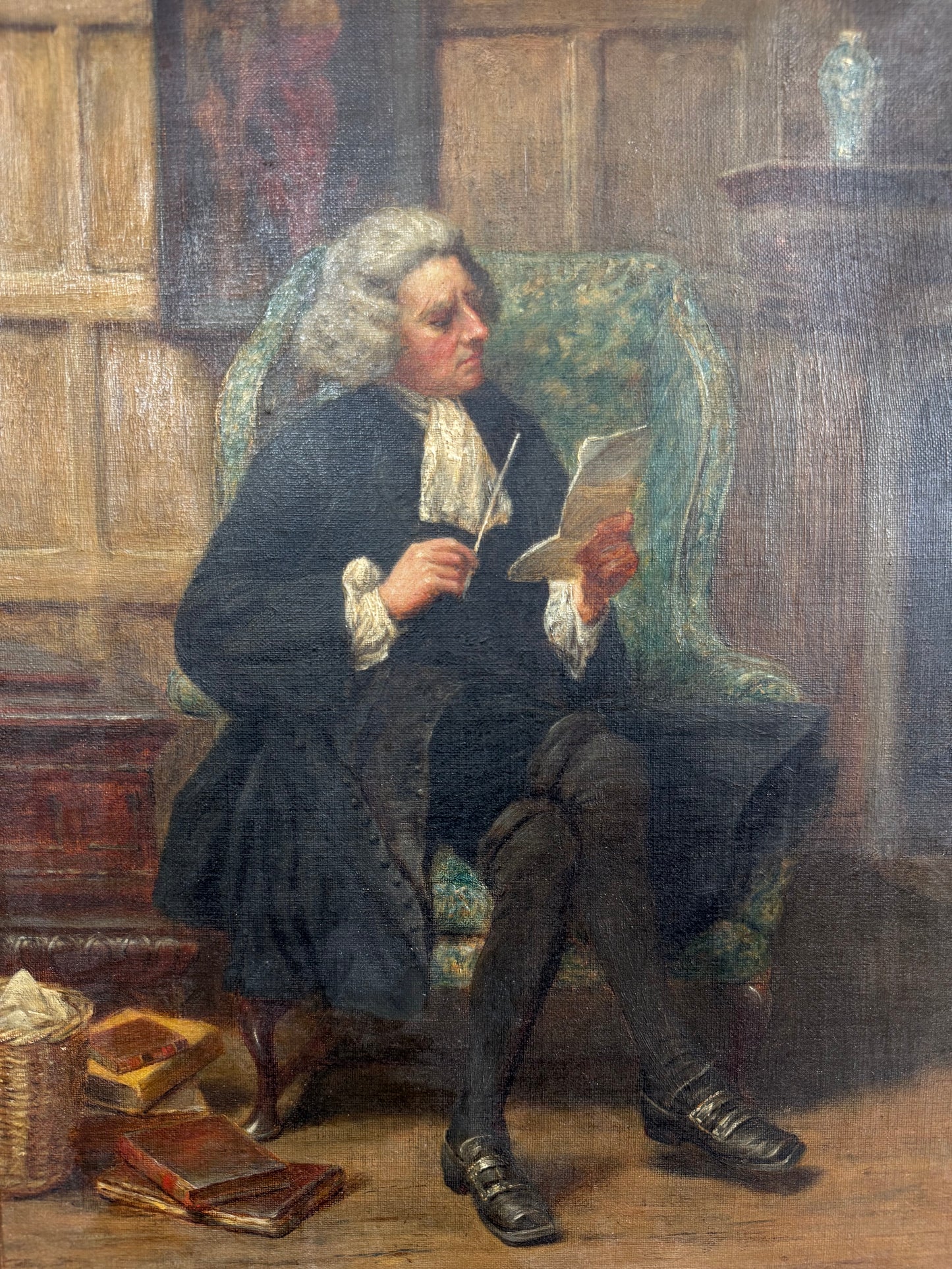 Antique Oil Painting by N Braby