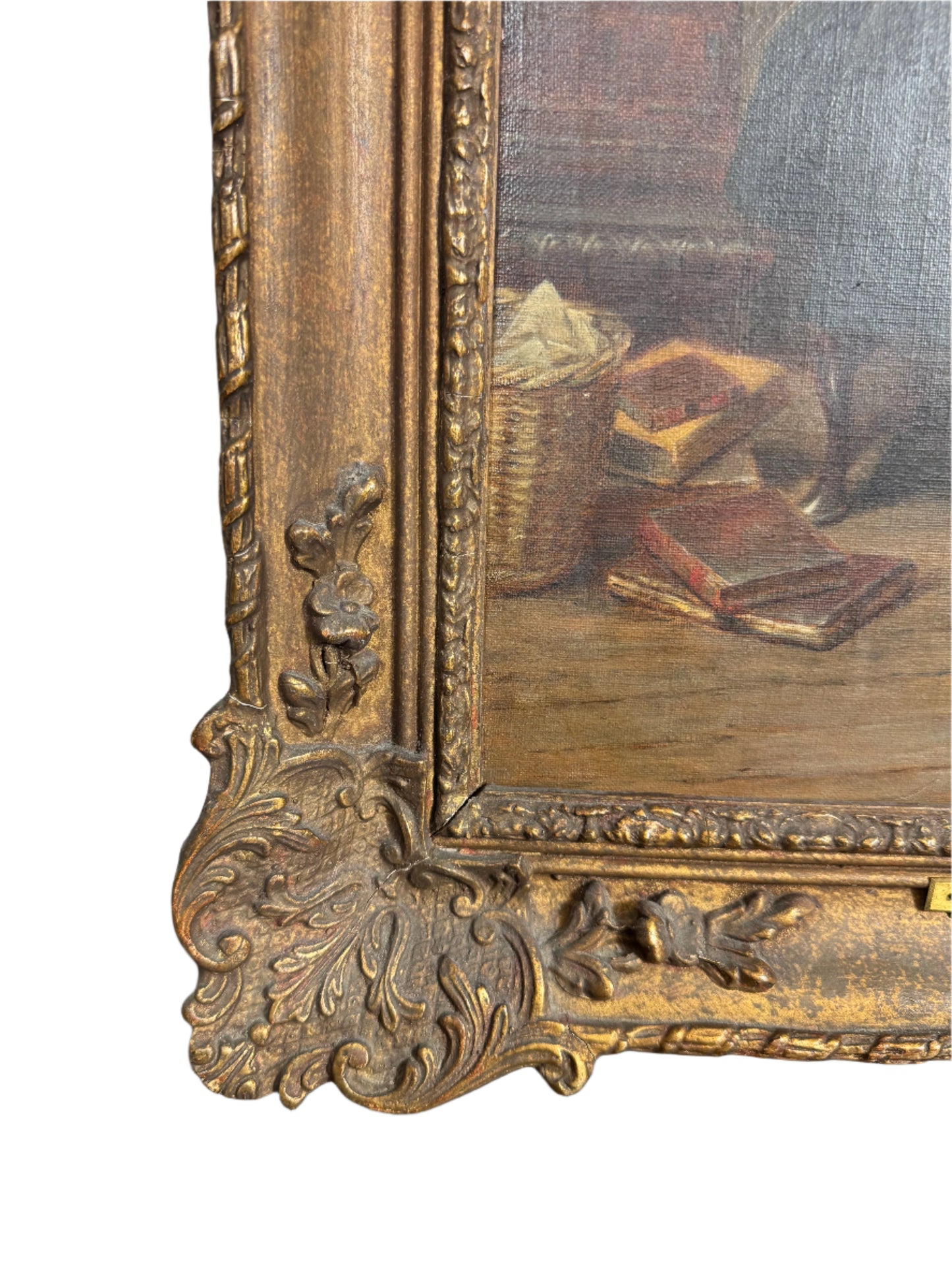 Antique Oil Painting by N Braby