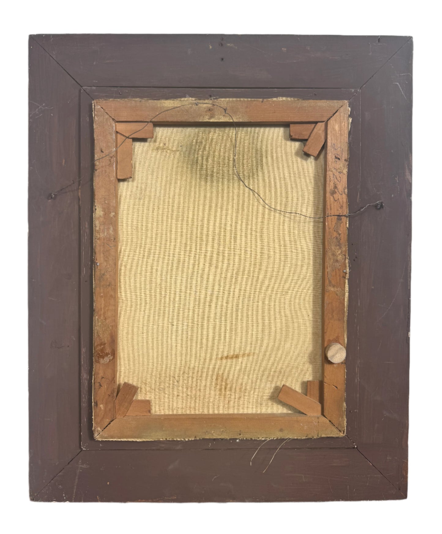 Antique Painting by Victor Gilbert — Nude Study in Ornate Gilt Frame