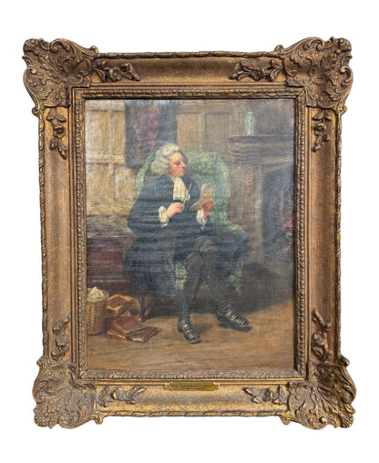 Antique Oil Painting by N. Braby