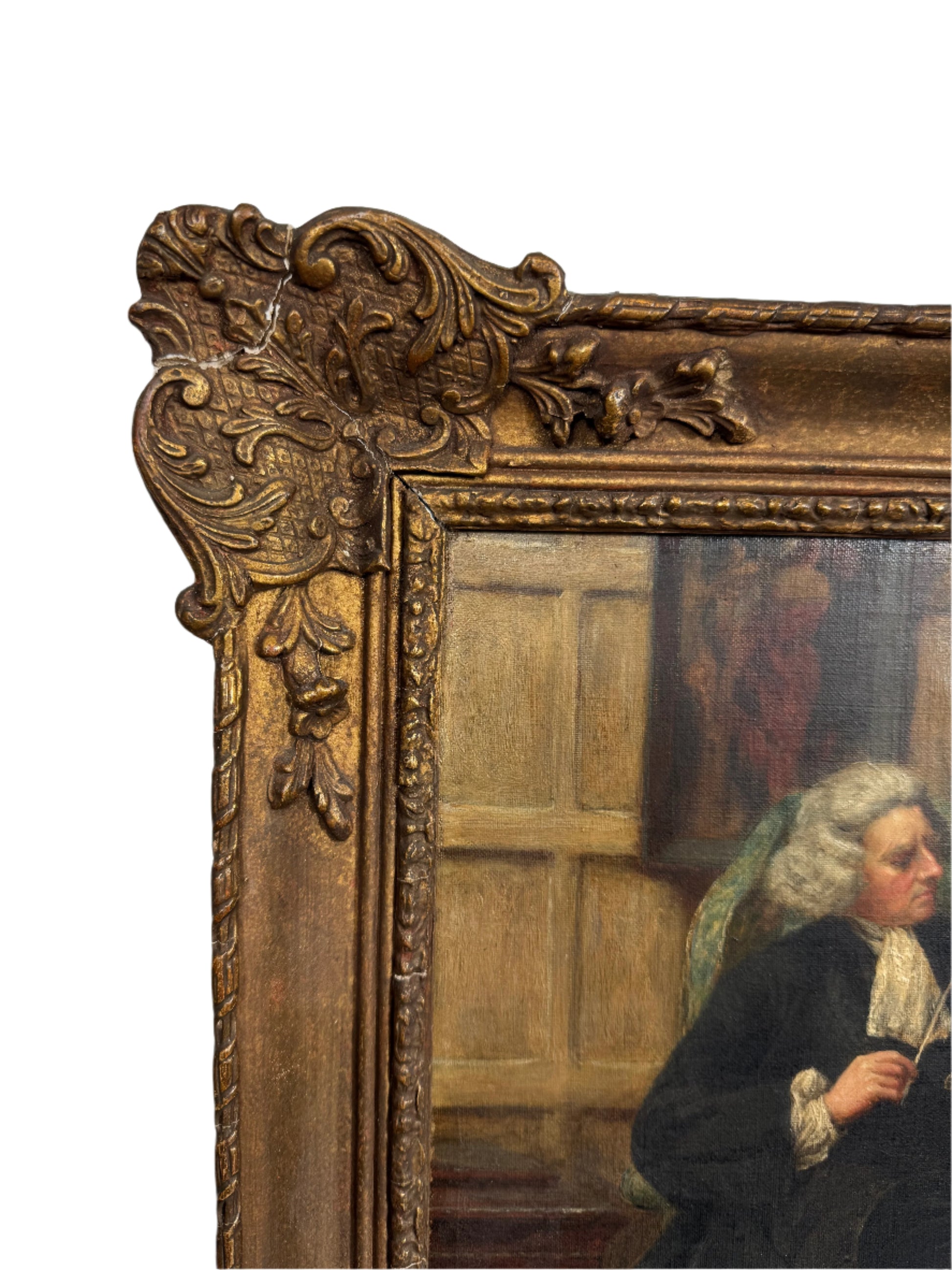 Antique Oil Painting by N Braby