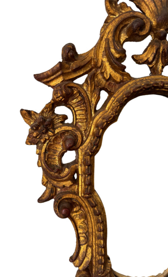 Italian Carved Giltwood Mirror