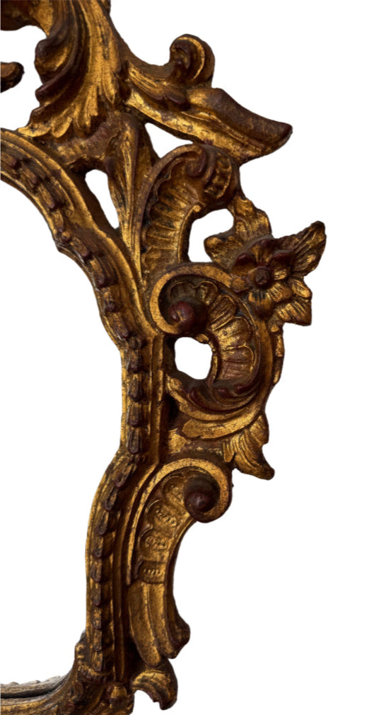 Italian Carved Giltwood Mirror