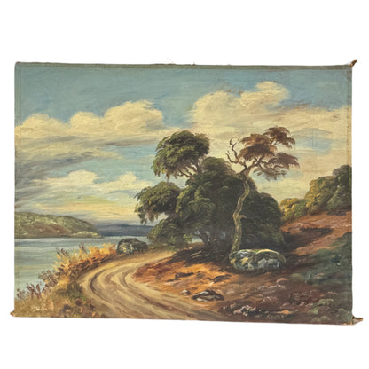 antique coastal scene